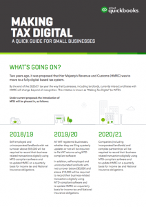 Making tax digital Yorkshire